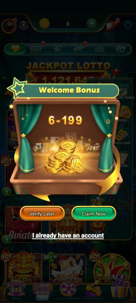 Ever777 app login register and claim free ₹99 bonus